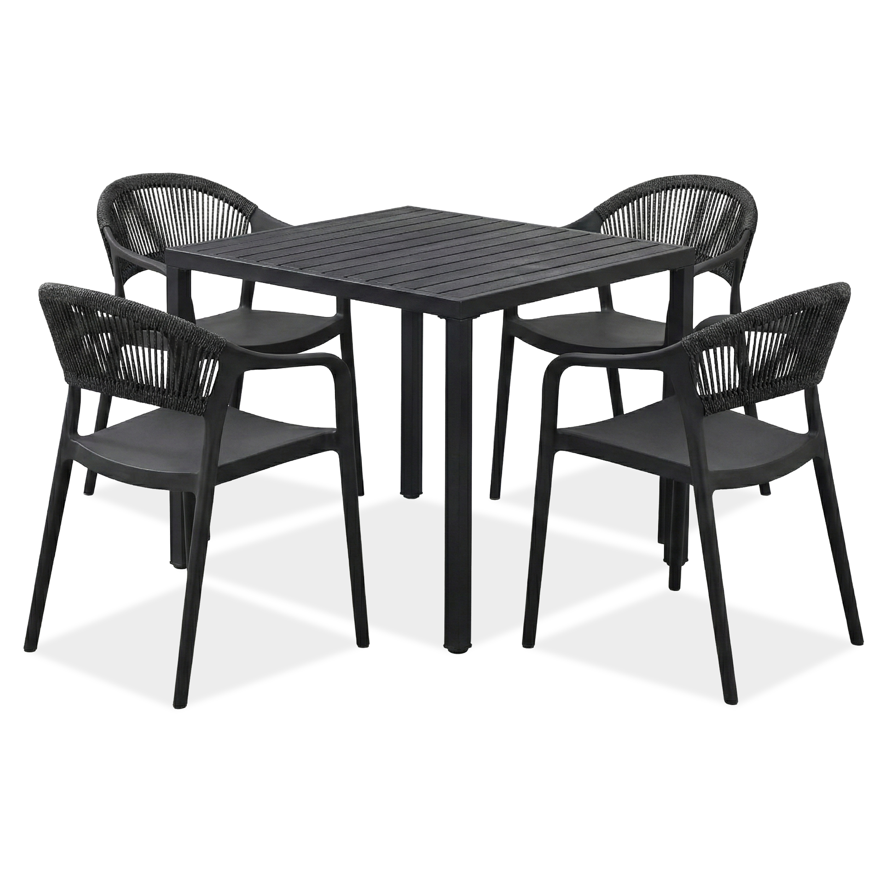 Terasový set TESSA/BRIS Black – Bjørkka