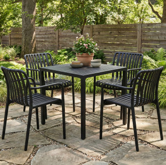 Jídelní set RONA/BRIS černý - Bjørkka