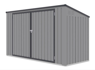 Odpadkový koš DAVIS 8x3 světle šedý - Hardmaister