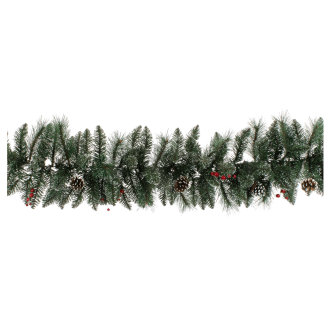 Smrkový věnec CUPID se šiškami, délka 270 cm