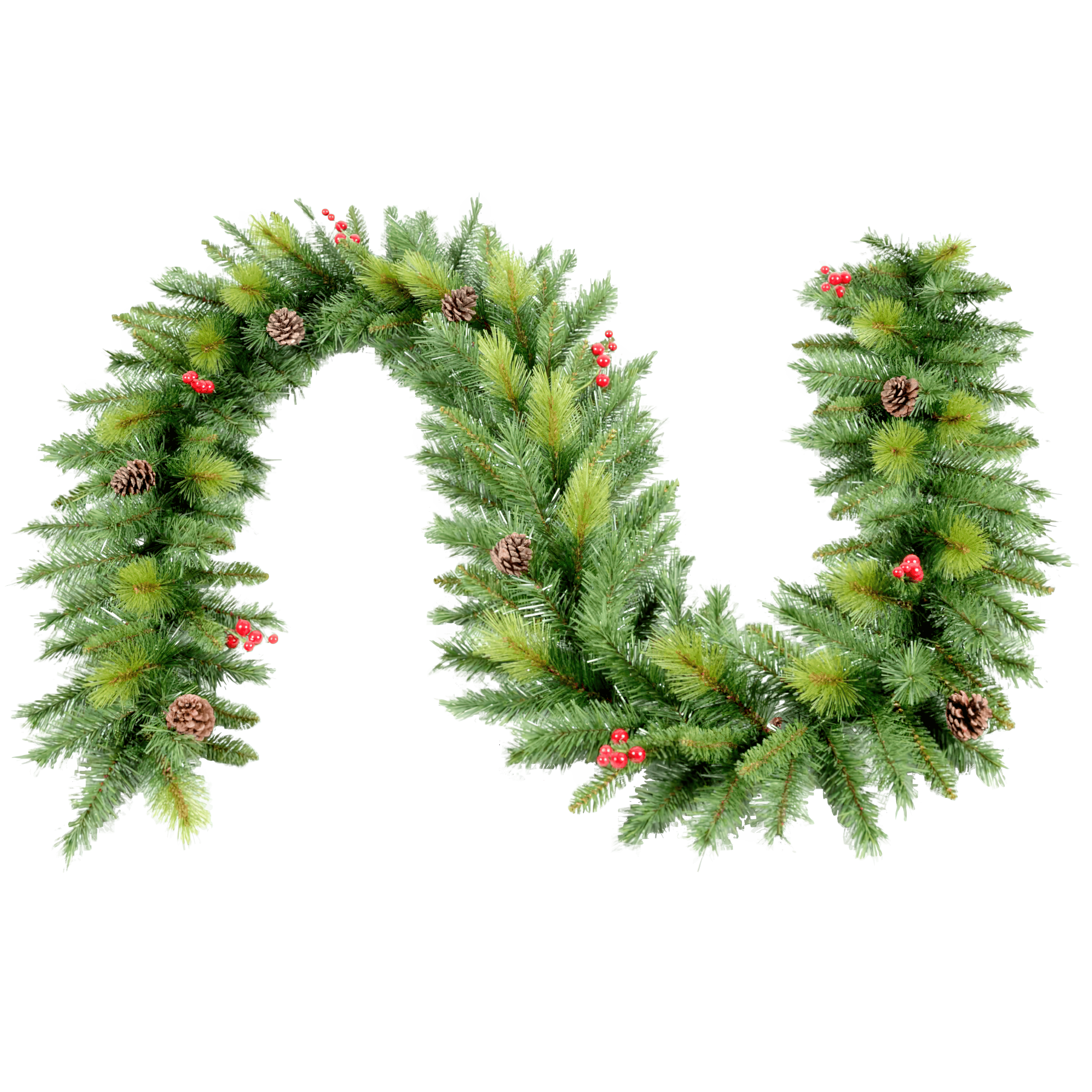 Smrkový věnec PRANCER se šiškami, délka 270 cm