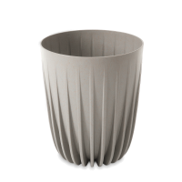 MIRA Eco wood 25cm dekorativní květináč šedý - LAMELA