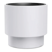 Květináč Heos s vložkou 47x47x44cm bílý - PROSPERPLAST