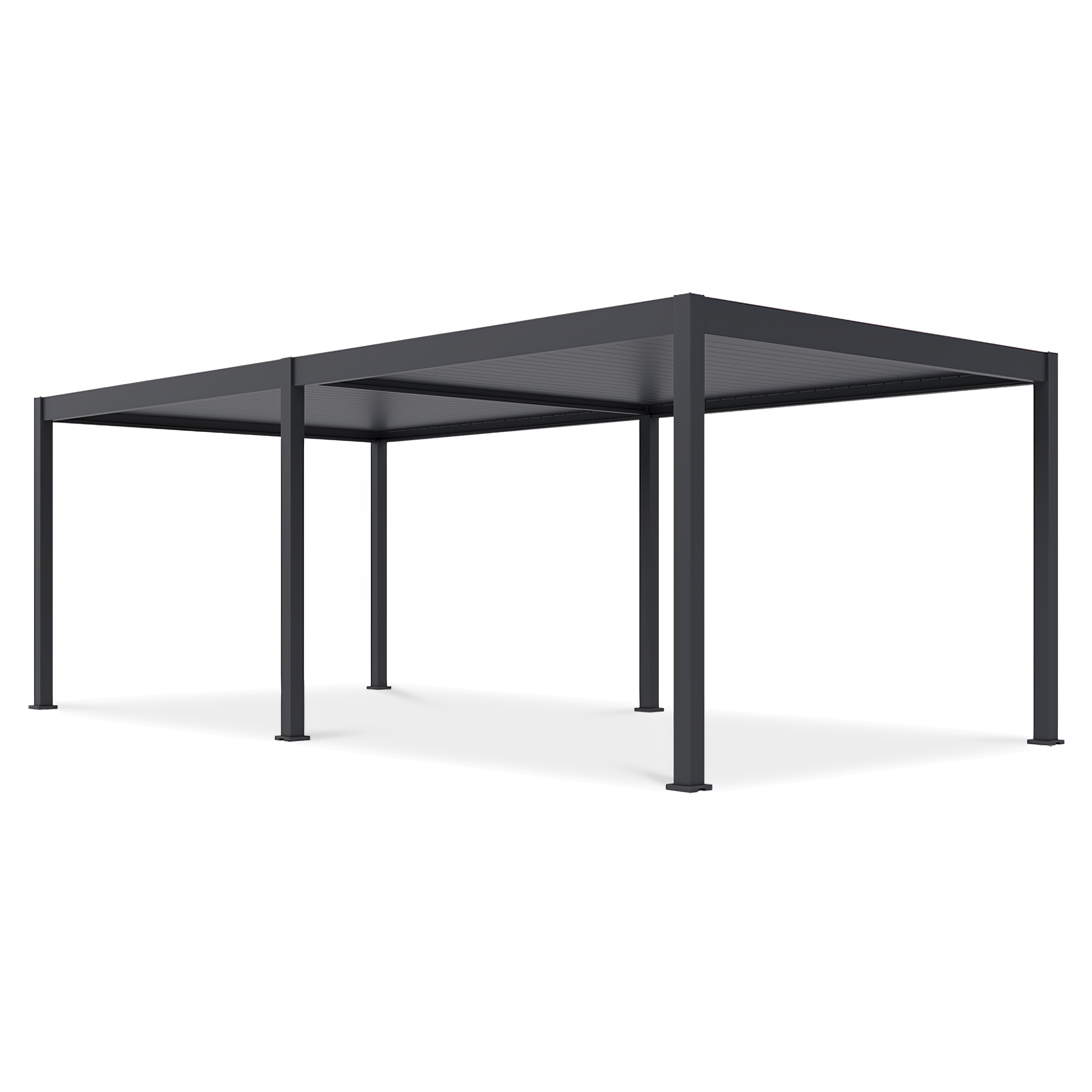 Pergola s LED osvětlením DELUXE Automatic 3,6x7,2 Antracitová - Gutroof