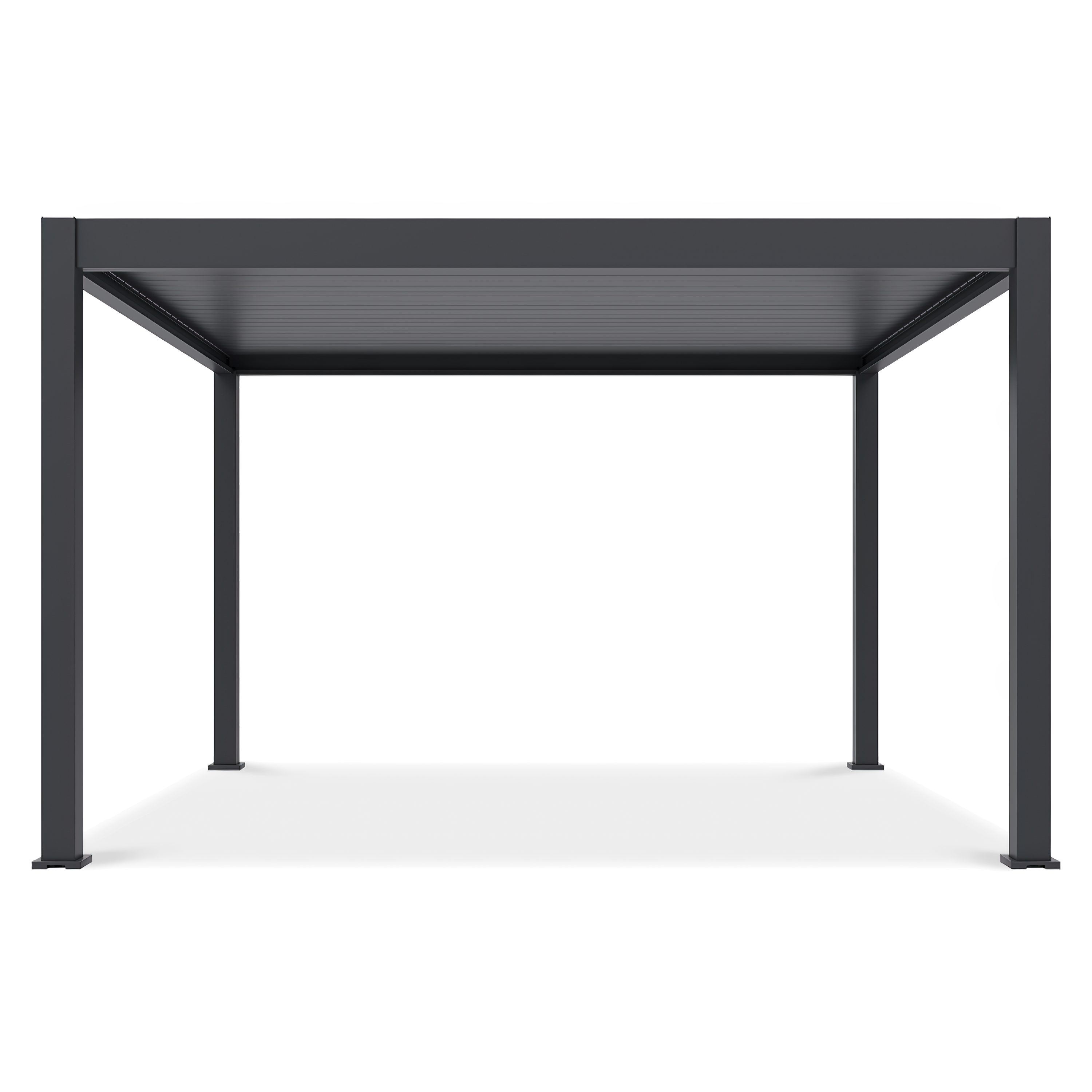 Zahradní pergola DELUXE PRO Automatic 4x4 + LED, Anthracite - Gutroof
