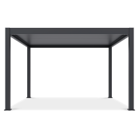 Zahradní pergola DELUXE PRO Automatic 4x4 + LED, Anthracite - Gutroof