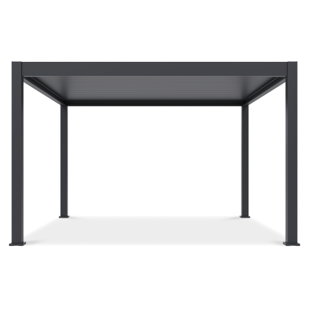 Zahradní pergola DELUXE PRO Automatic 4x4 + LED, Anthracite - Gutroof
