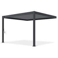 Hliníková pergola DELUXE Wall 3,6x4 Antracit - Gutroof