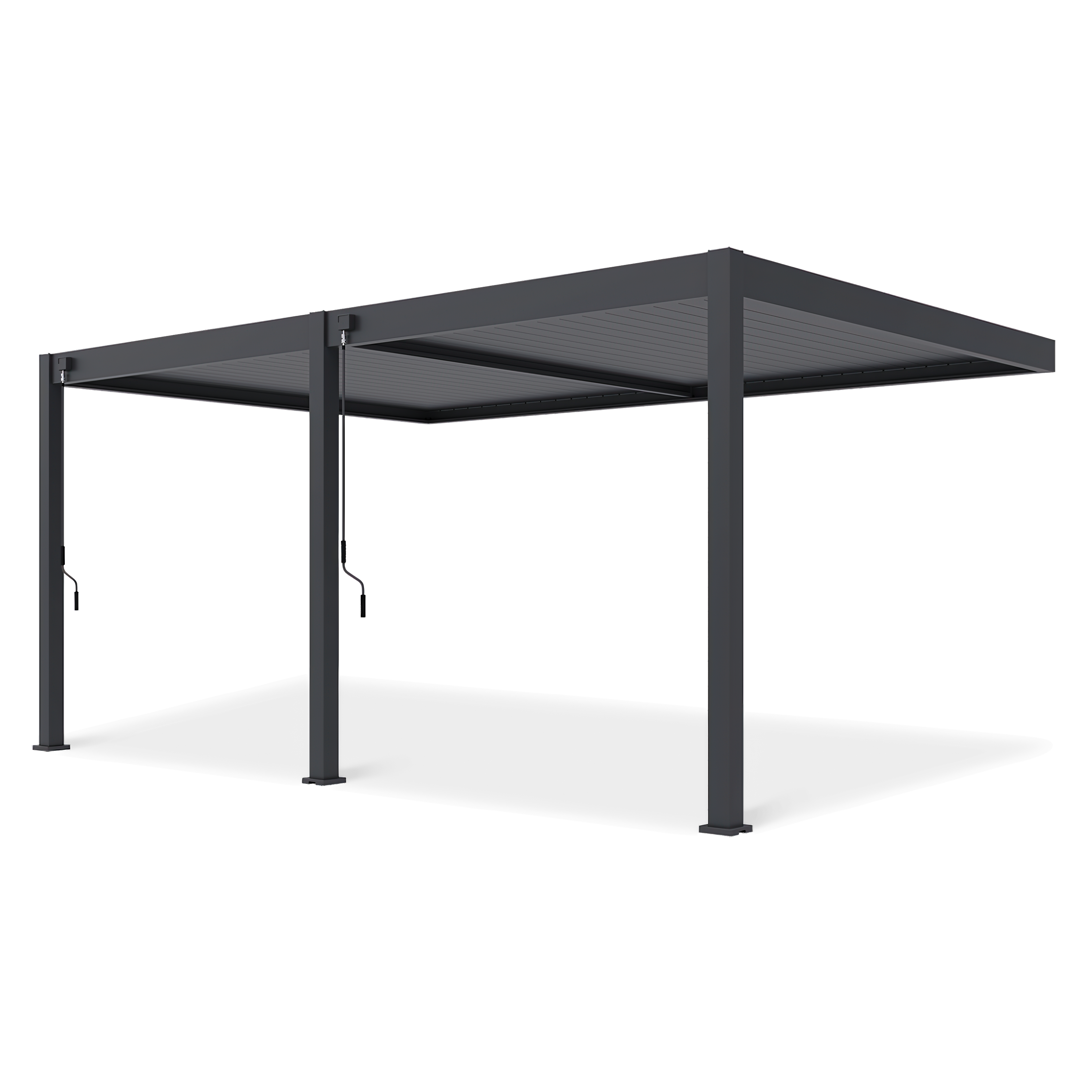 Nástěnná pergola DELUXE Wall 3,6x5,3 Antracit - Gutroof