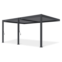 Nástěnná pergola DELUXE Wall 3,6x5,3 Antracit - Gutroof