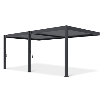 terasová pergola DELUXE Wall 3,6x6 antracit - Gutroof