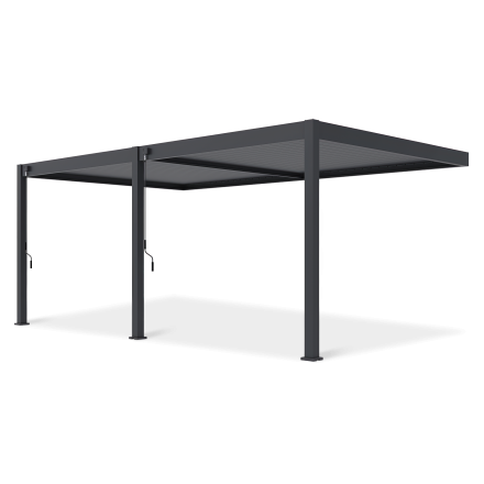 terasová pergola DELUXE Wall 3,6x6 antracit - Gutroof