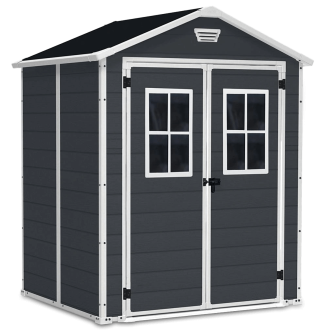 Domek narzędziowy SCALA 6x5 DD Dark Grey 185x152cm Keter