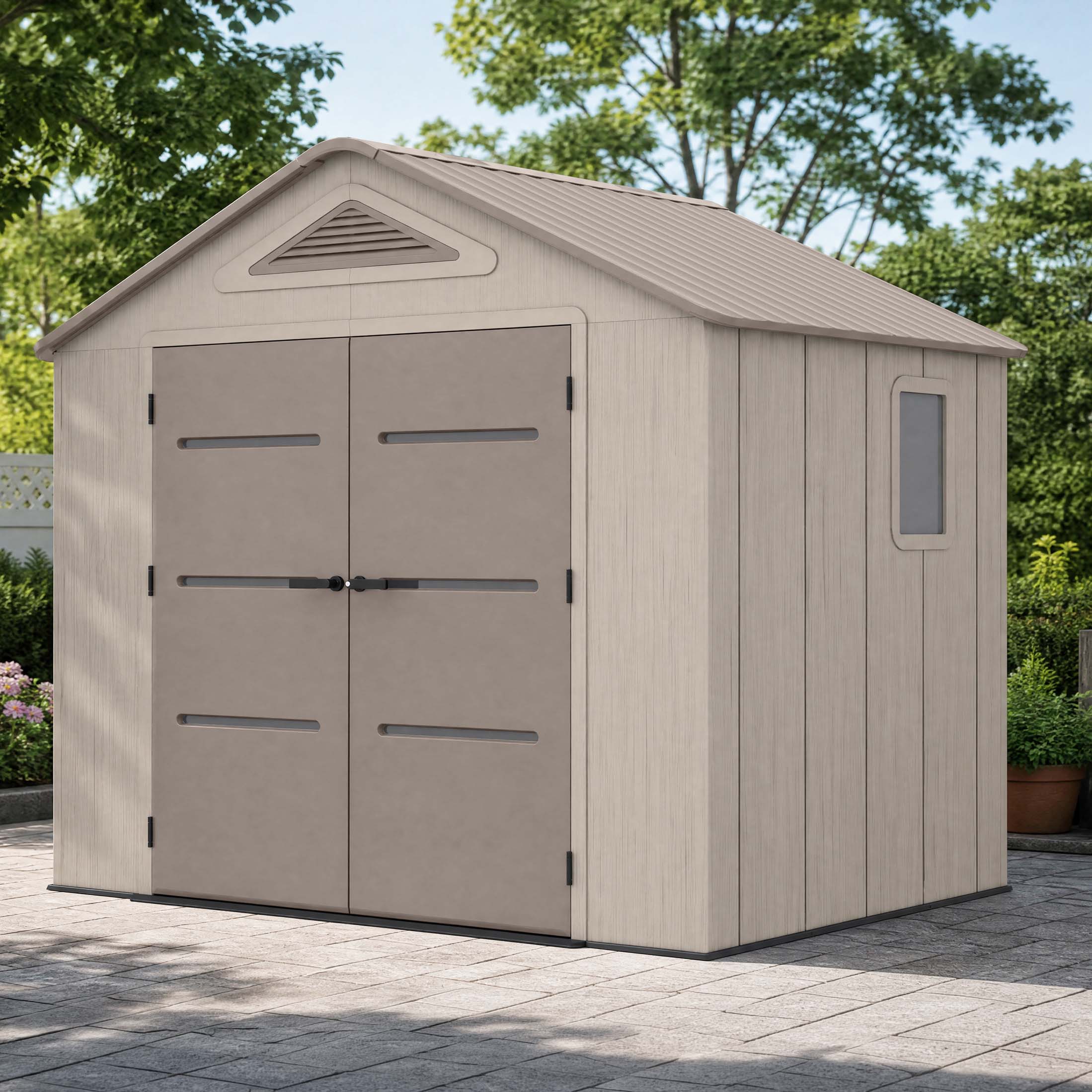 Zahradní domek EVEREST 8x6 Brown - HARDMAISTER