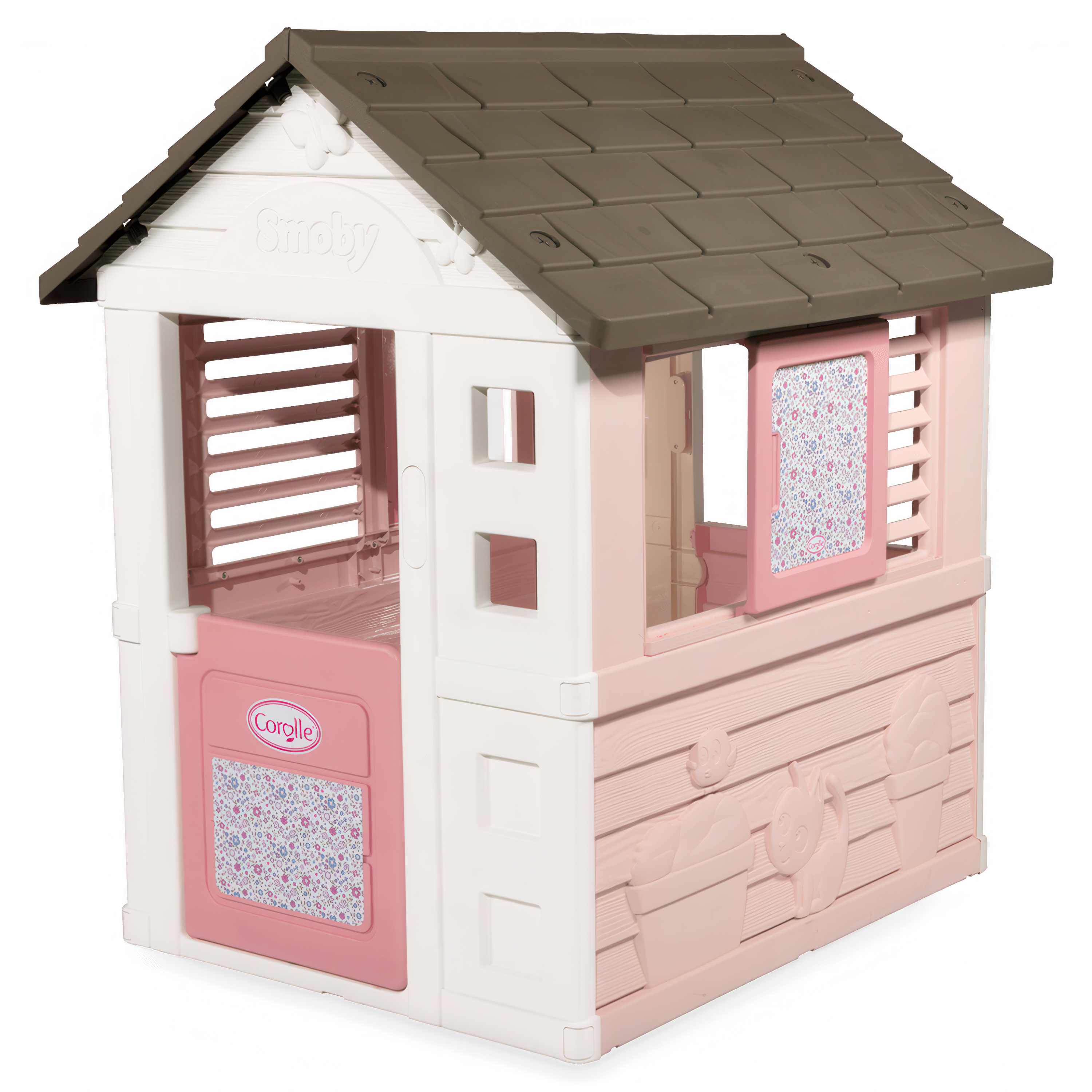 Dzieci bawiące się w Domku dla dzieci Corolle - Smoby