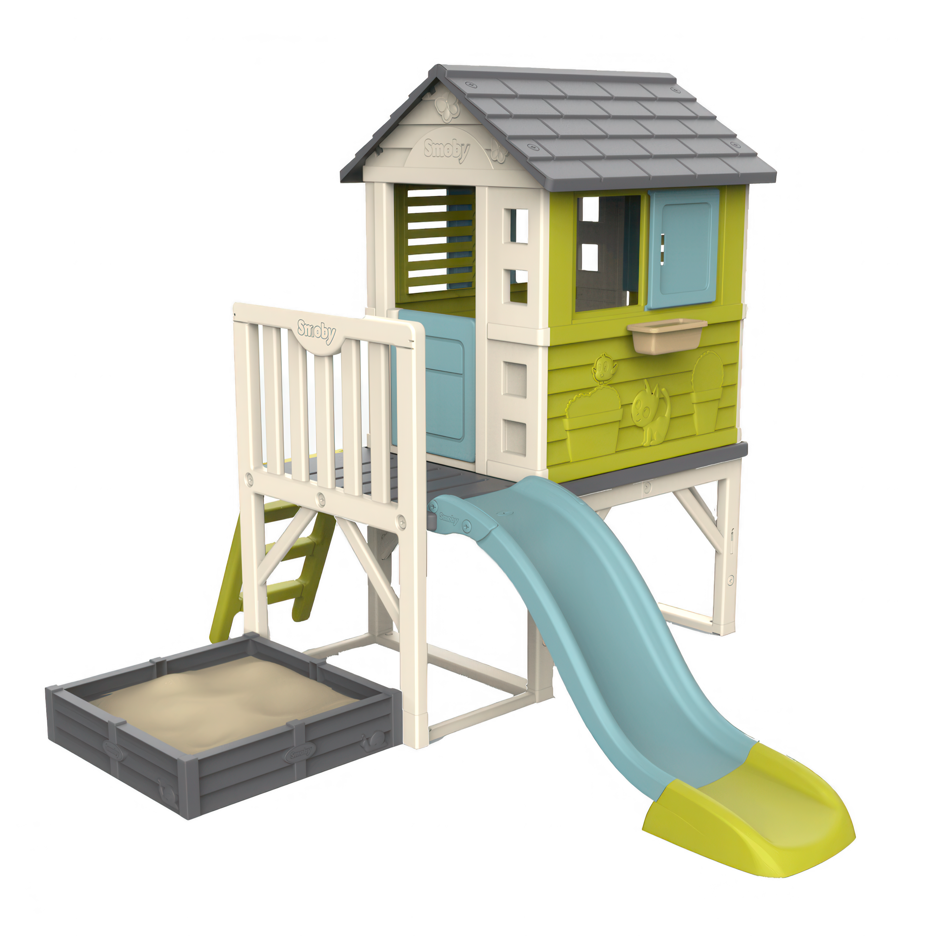 Dětský domek na chůdách s pískovištěm - Smoby 