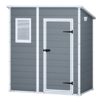 Zahradní domek MANOR PENT 6x4 - 183,5x111cm - KETER