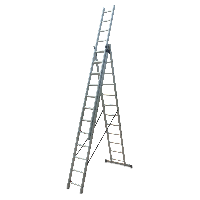 Hliníkový žebřík 3x12 Hardmaister (dosah 8,1 m)
