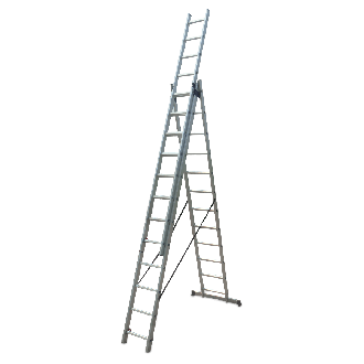 Hliníkový multifunkční žebřík 3x12 – HARDMAISTER
