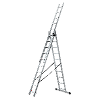 Hliníkový žebřík 3x10 Hardmaister (6,48 m)