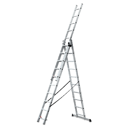 Hliníkový žebřík 3x10 Hardmaister (6,48 m)