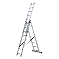 Hliníkový žebřík 3x8 Hardmaister (dosah 4,86 m)