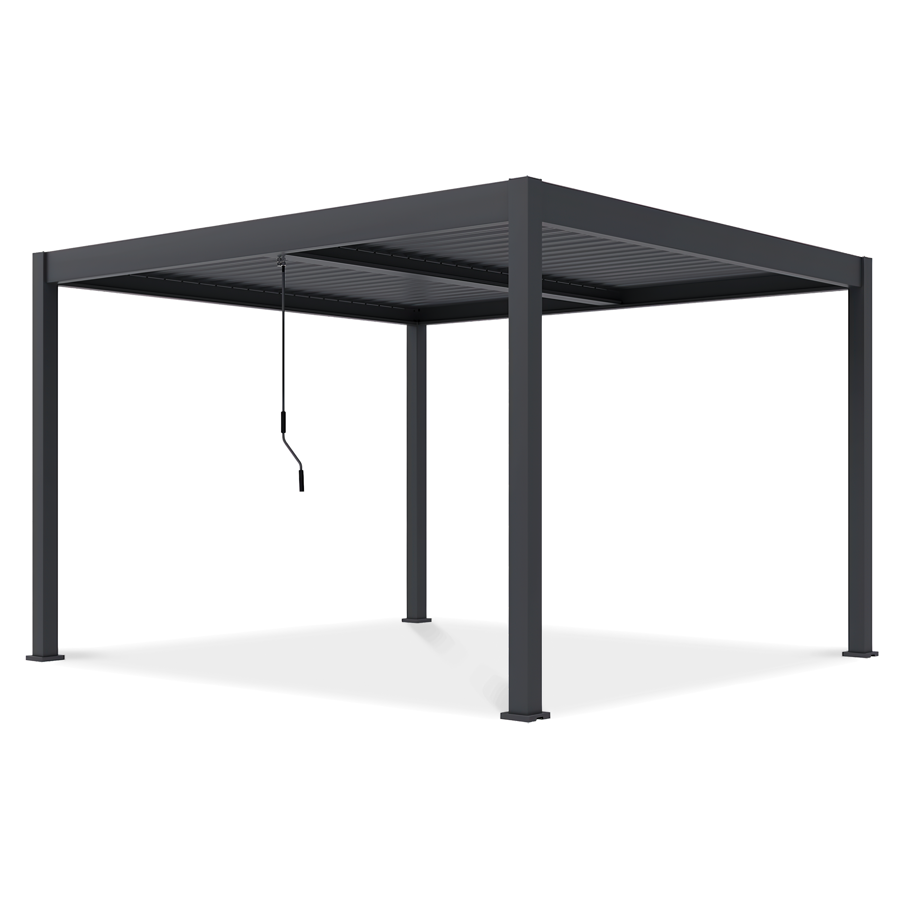 Zahradní pergola ELEGANCE DUO 3,6x4 Antracit - Gutroof