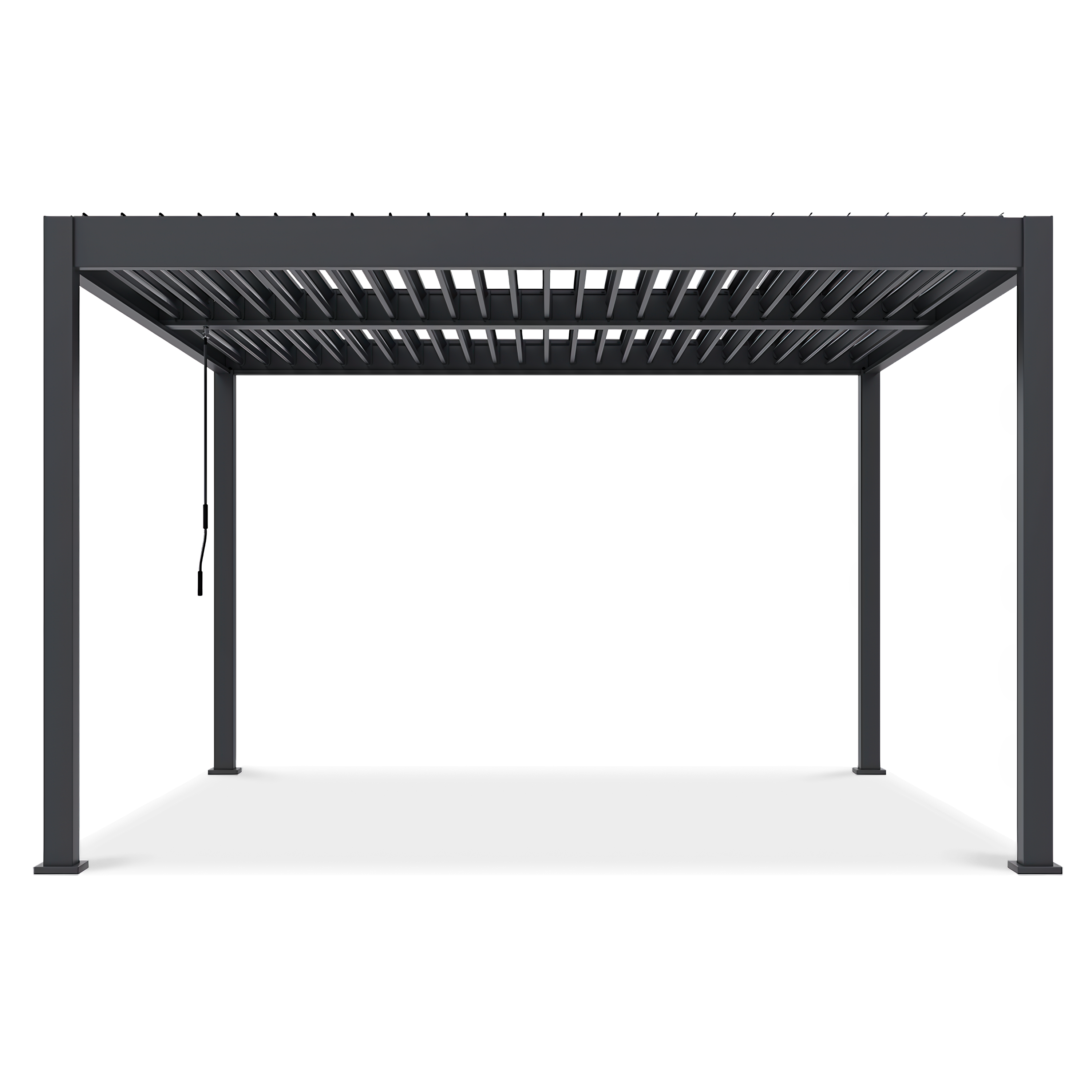 Zahradní pergola ELEGANCE DUO 4x4 antracit - Gutroof
