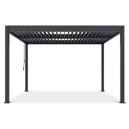 Zahradní pergola ELEGANCE DUO 4x4 antracit - Gutroof