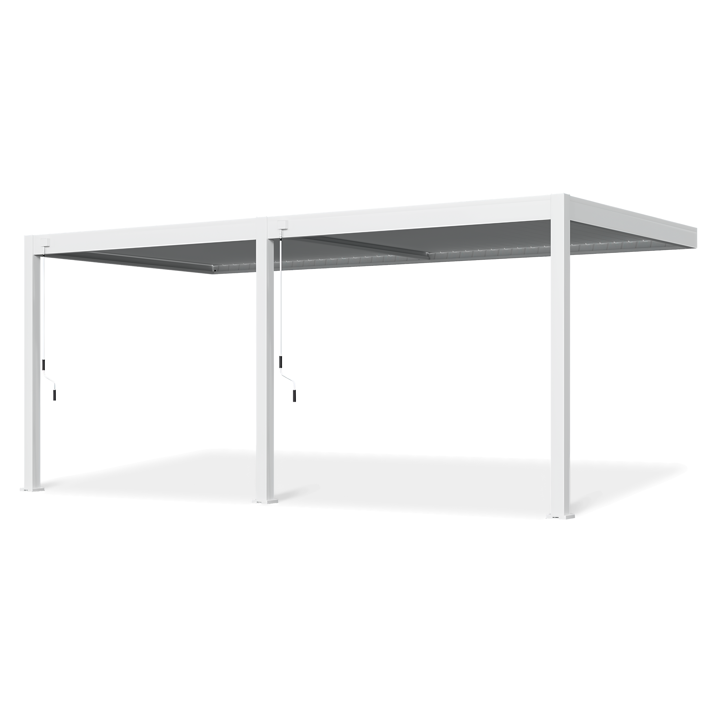 Zahradní pergola ELEGANCE WALL 3x6 White - Gutroof