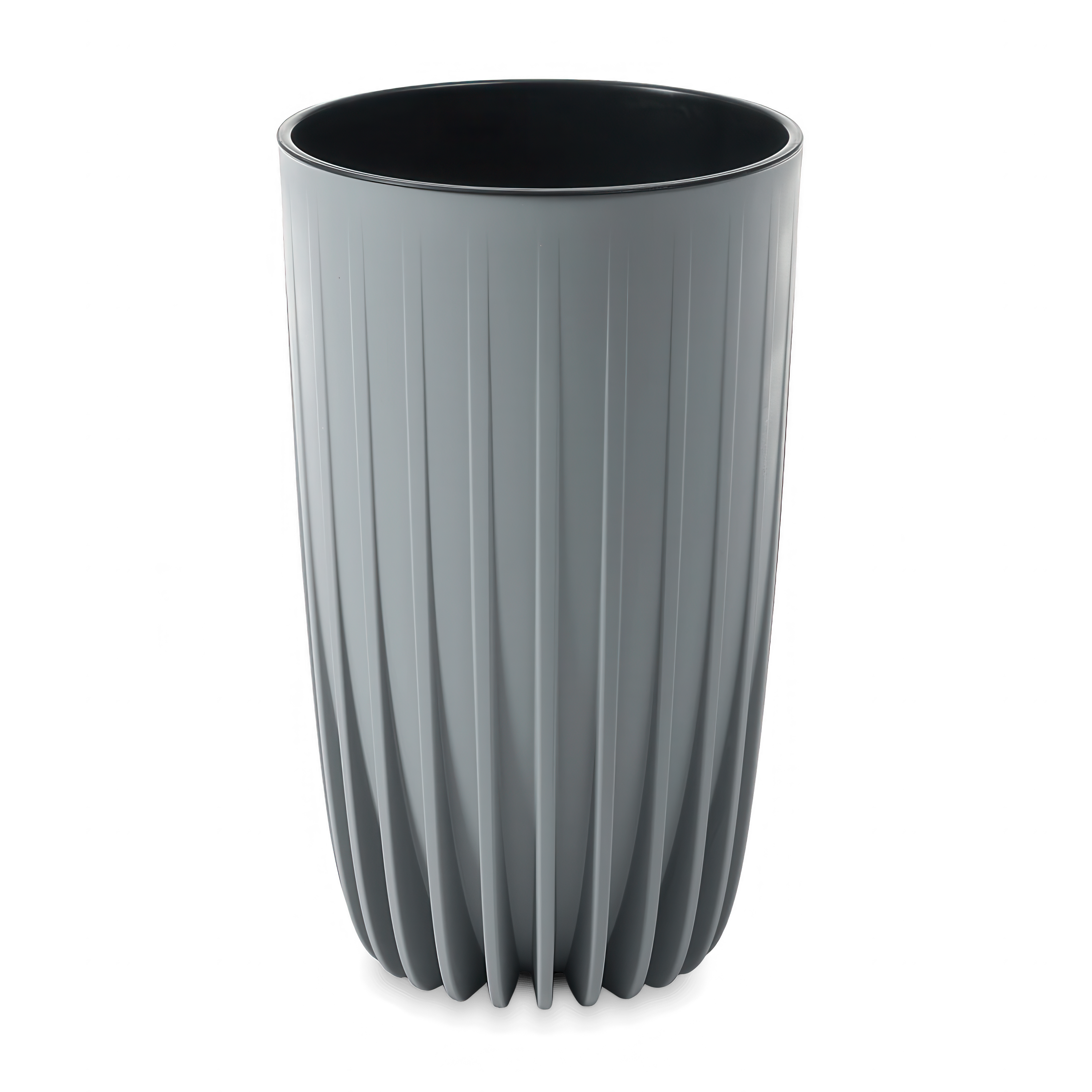 Wysoka donica ogrodowa MIRA ECO wood 30cm szara - LAMELA