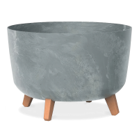 Květináč na nožičkách s betonovým efektem Gracia 39x39x27cm beton - PROSPERPLAST