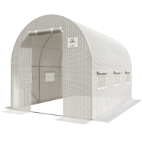 Zahradní fóliovník 2x3x2 - 6 m2, bílý