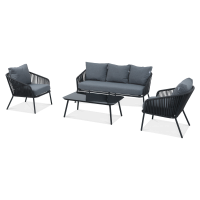 ANDERS CAFFE Tmavě šedý nábytek do obývacího pokoje - Focus Garden