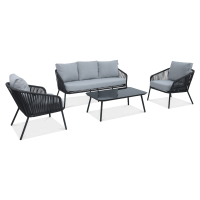 Nábytek pro volný čas ANDERS CAFFE Light Grey