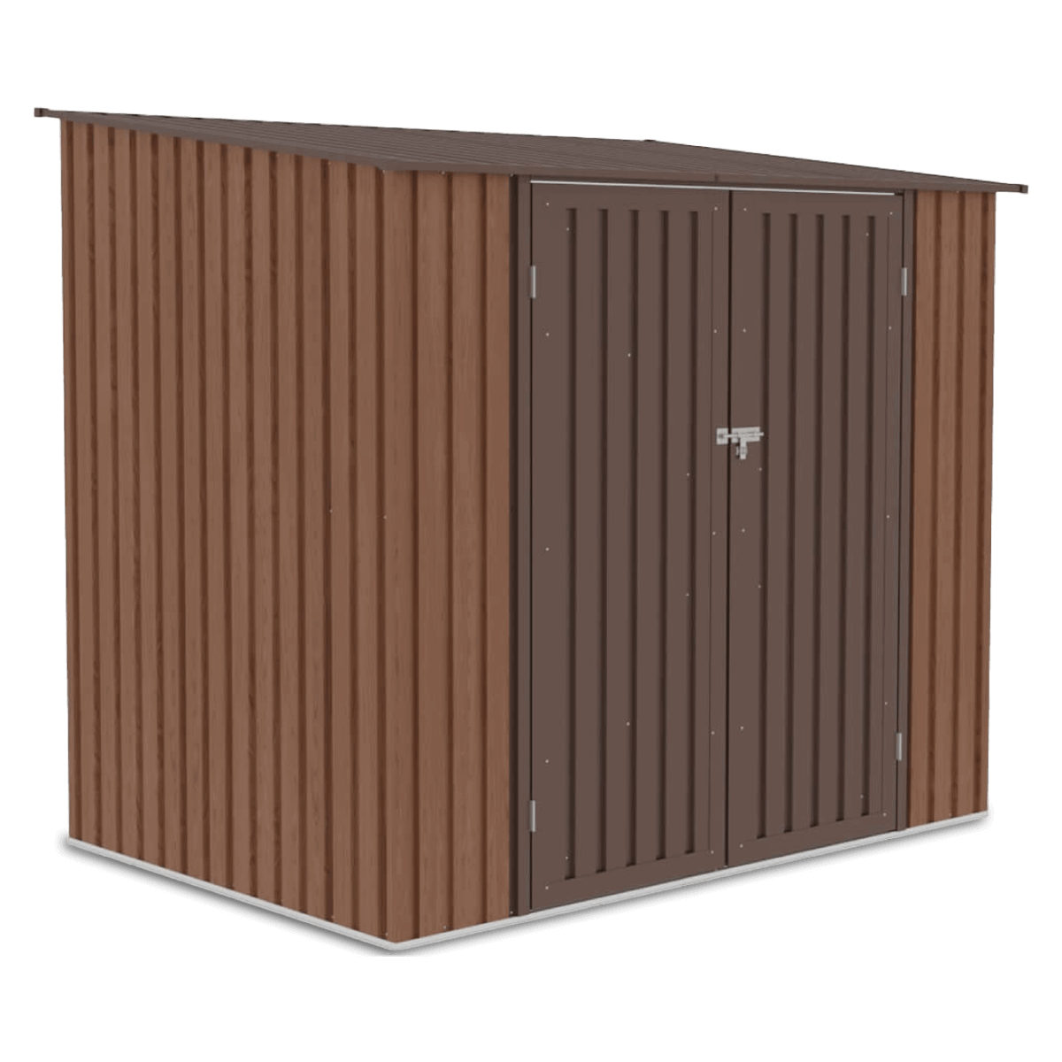 Kovová nářaďovna KENT 222x149cm Ořech - HARDMAISTER