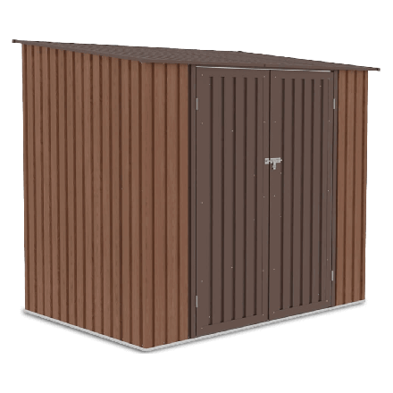 Kovová nářaďovna KENT 222x149cm Ořech - HARDMAISTER