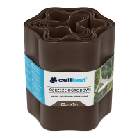 Zahradní obruby 20 cm x 9,0 m hnědé Cellfast