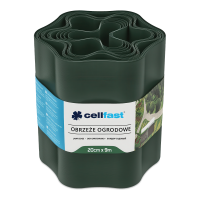 Zahradní obruba 20 cm x 9,0 m Tmavě zelená Cellfast