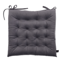 Polštář na židli Pierre 43x43, stříbrný - MOODME