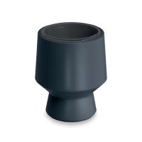 Zahradní dekorativní květináč HEOS 27x32cm antracit - PROSPERPLAST