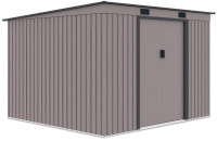 Kůlna na nářadí OREGON 261x241cm teplá šedá - Hardmaister