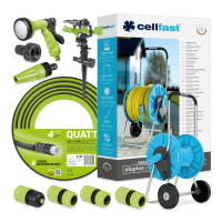 Zavlažovací sada QUATTRO Hadice 1/2" 25m Cellfast