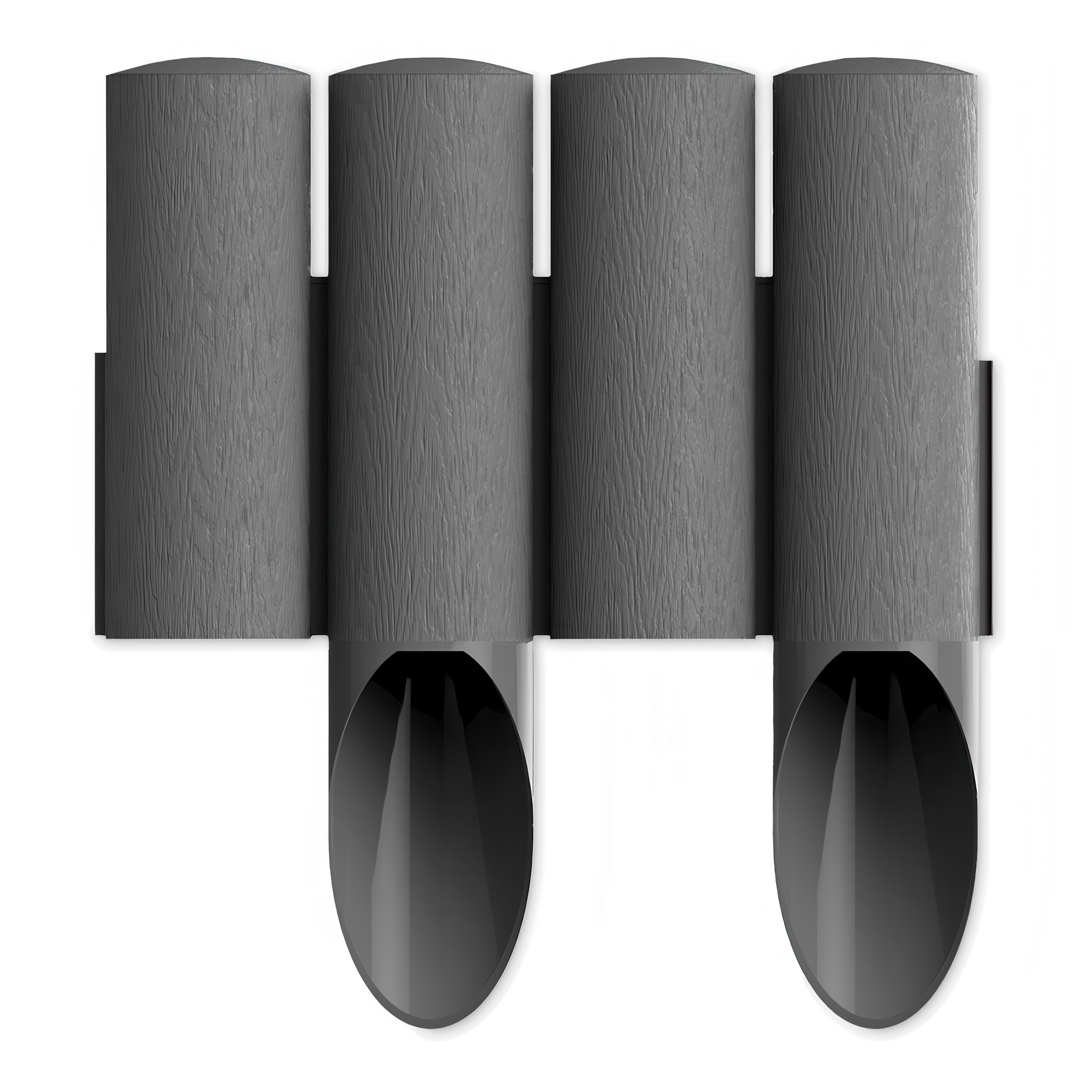 Zahradní palisáda 4 STANDARD 15,5 cm x 2,3 m Graphite Cellfast