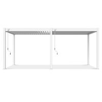 Zahradní pergola ELEGANCE 3x6 bílá - Gutroof
