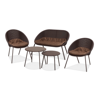 Zestaw ogrodowy AMBER CAFFE brown