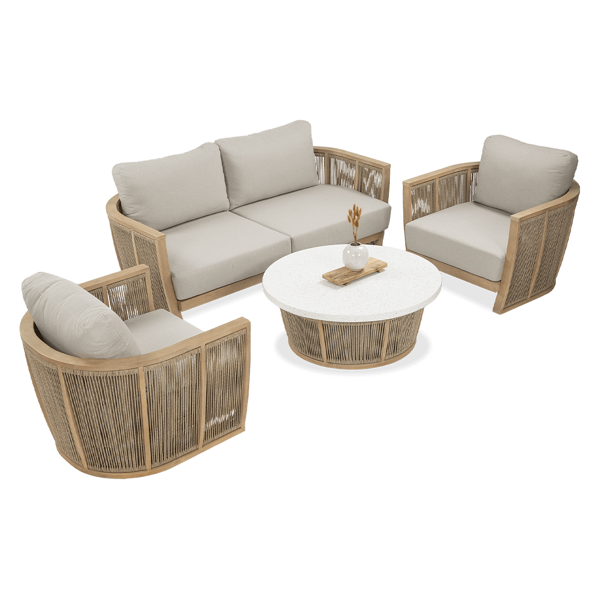 drewniane meble collins caffe na tarasie