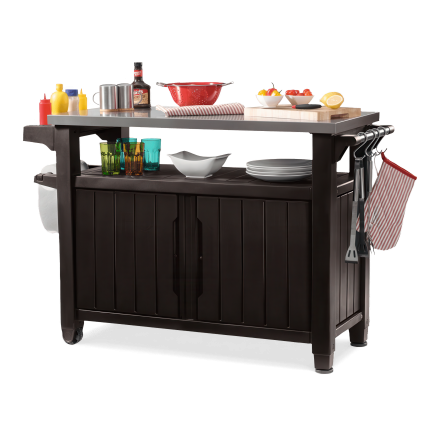 Zahradní bar / altán Keter UNITY XL 207 l hnědý