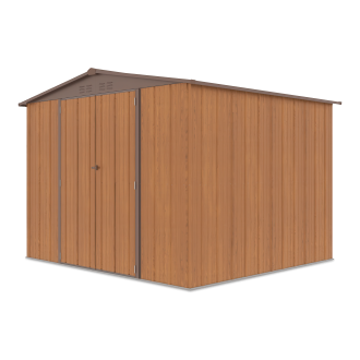 Zahradní domek na nářadí s osvětlením RICHMOND Dub hnědý 294x269cm - HARDMAISTER