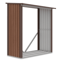 DENVER 182x89cm Ořechová zahradní kůlna - Hardmaister